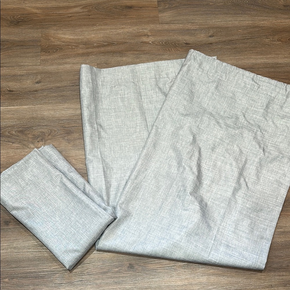 Gray Fabric curtains